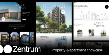 Zentrum - Property & Apartment Showcase WordPress Theme